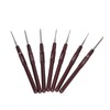 18Pcs Crochet Needle Comfortable Grip Aluminum Material Portable Sweater Needle