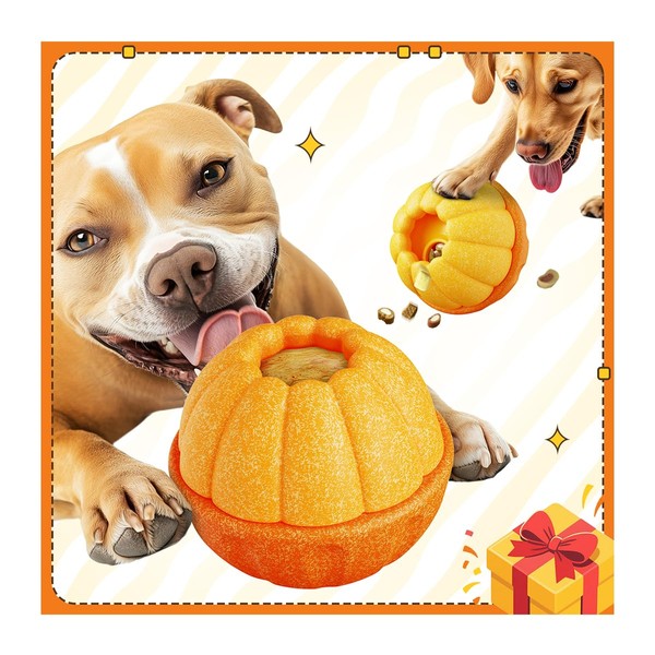 CAROZEN Freezer-Safe Dog Chew Toy, Mental Stimulation Chew Dispenser for