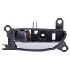 TRQ Front Left Interior Door Handle Chrome & Black Drivers