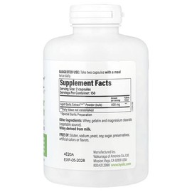 Kyolic, Aged Garlic Extract™, Cardiovascular Strengthening, Original Formula 100, 300 Capsules (300mg per capsule) / Kyolic (쿄릭), Aged Garlic Extract™, 심혈관 강화, 오리지널 포뮬라 100, 캡슐 300정(캡슐 1정당 300mg)