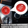 X AUTOHAUX Engine Start Stop Button Cover Kit One Click