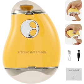 Lrolbmi Nail Trimmer Electric,Nail Clippers and Nail File 2-in-1 Design, Nail Trimmer Manicure kit and Manicure Set,Use Safety, Excellent Present,Suitable for Baby,Elderly,Children,Woman,Adults