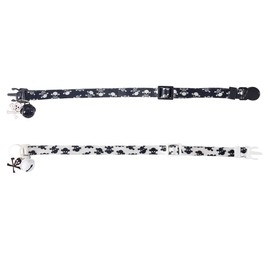 Lamphyface-Paquete de 2 Collares para Gatos de Halloween con Cascabel Ajustable y Desmontable para Seguridad Ajustable de Gatito
