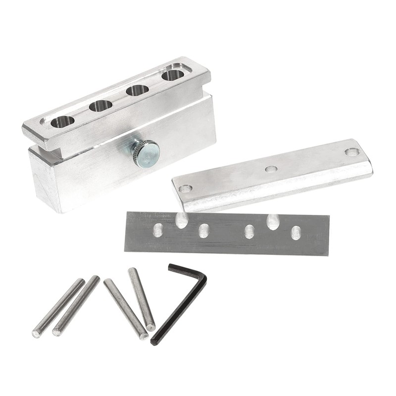 MERRYHAPY Diy Lipstick Kit 4 Holes Aluminum Molds Lipstick Making