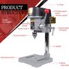 RATTMMOTOR Benchtop Drilling Machine 340W 110V 16000RPM Mini Bench Drill