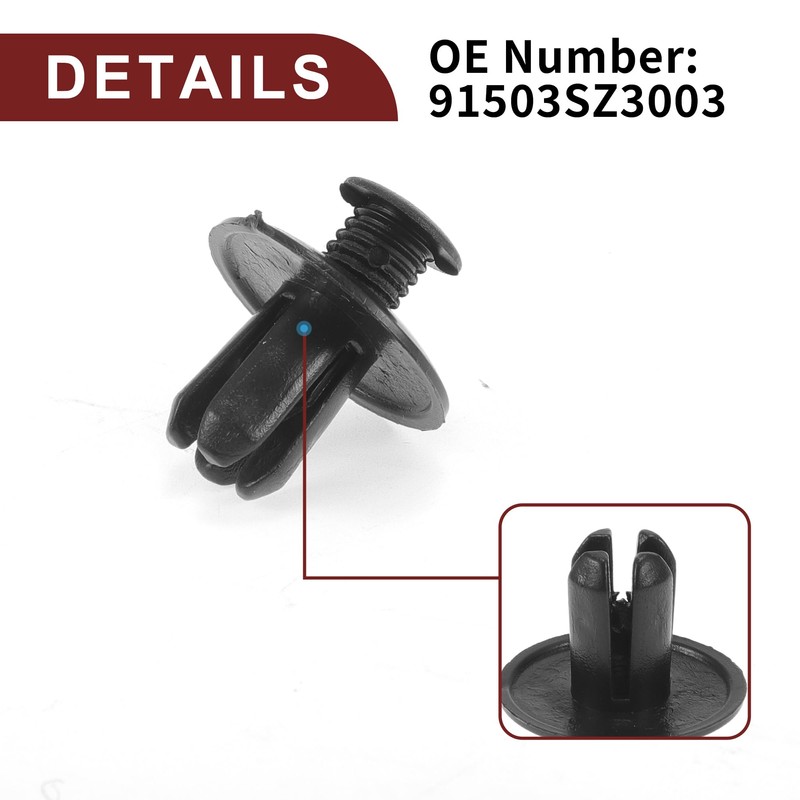 TUCKBOLD Honda CR-V 1997-2020 Car Front Fender Skirt Clip Durable