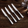 KEAWELL Premium 9.5" Louis Dinner Knives, Set of 4, Stainless