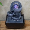 Resin Pots Ball Fountain with LED Light