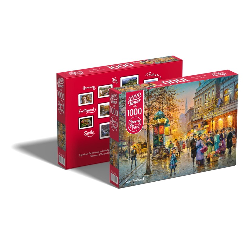Cherry Pazzi Puzzle 1000 Pieces: Boulevard de Paris