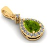LMDPRAJAPATIS Piedra natal natural de 8,50 quilates, piedra de peridoto