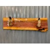 Handmade Deer Hoof Foot Feet Gun Rack Finished Live Edge