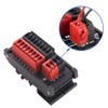 Jienk 300V DC10A 2 in 8 Out Power Distribution Module,