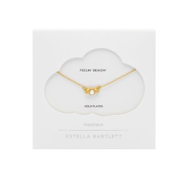 Estella Bartlett Gold Plated Pearl And Scallop Necklace