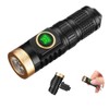 Yemao 800 High Lumens EDC Rechargeable Keychain Flashlight, Powered by