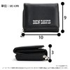 Bendibis BDW-8395 Wallet, Mini Wallet, Trifold, Synthetic Leather, Foil Print,