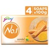 Godrej Soaps Godrej Sandal No. 1 Soap 4.40oz Soap Bar
