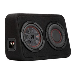 KICKER CompRT 6.75"(165mm) subwoofer in Thin Profile encl, 2ohm, RoHS Compliant (Renewed)