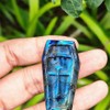 TEAMWILL 1.9" Natural Labradorite Coffin Quartz Crystal Skull Coffin Figurines