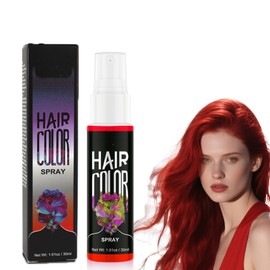 Haarspray Farbe,Haarfarbe Crazy Red Hair Color, Farbiges Haarspray,Temporäre Haarfarbe