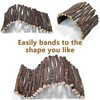 Hamiledyi 2pcs Large Reptile Hides Bearded Dragon Hide Bendable Climbing