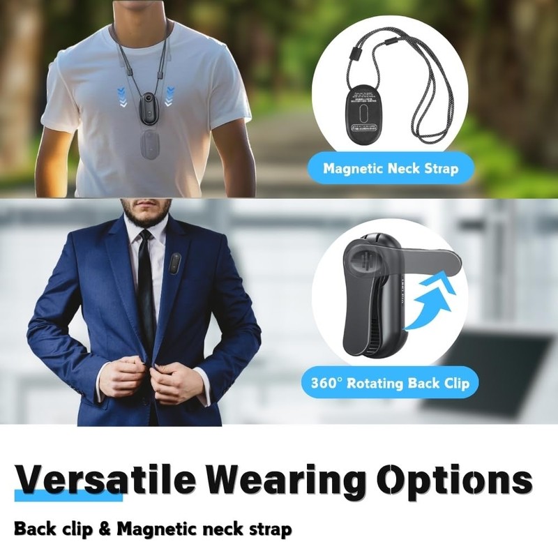 SHPTDJTIC 128G 4K Body Camera, Thumb Size Cam,Wearable Camera with