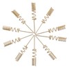 CIYODO 10pcs Phosphor Coil Thickened Spring Antenna Set Spiral Winding