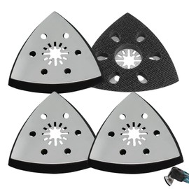 Set of 4 90 mm triangle sanding discs, multi-tool sanding plates