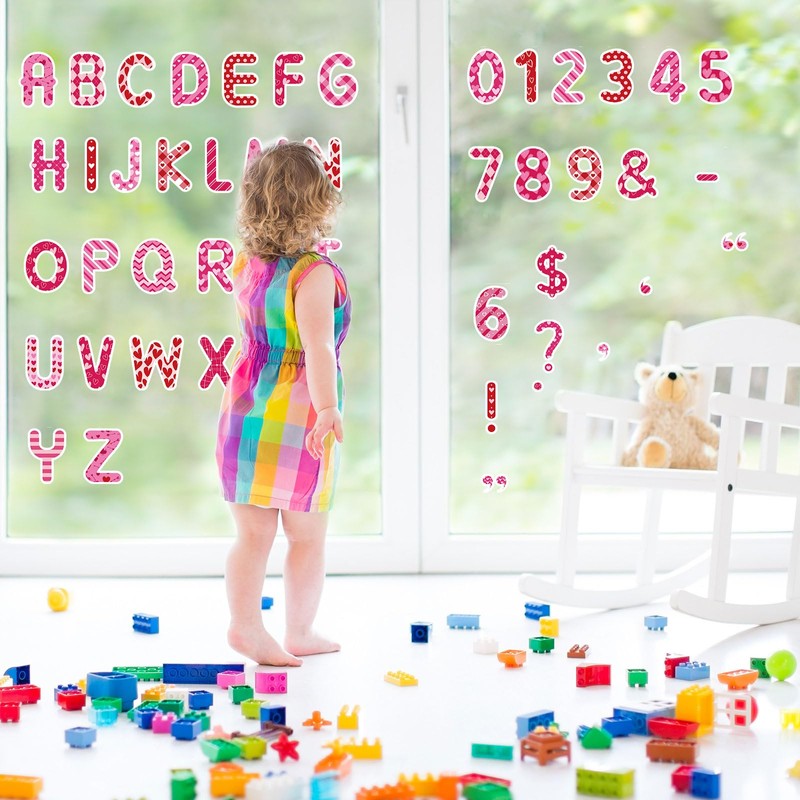 Faccito 176 Pcs Valentine's Day Bulletin Board Decorations Letters Alphabet