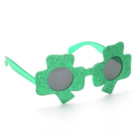 Soochat St. Patrick's Day Glasses Shamrock Sunglasses Irish Glasses for Irish St. Patrick's Day Costume Party Decorations