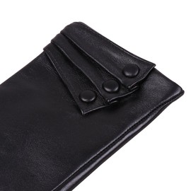 Nappaglo Damen Touchscreen Leder Handschuhe klassische Lederhandschuhe Italienisches Lammfell Winter Warm Handschuhe (Touchscreen)