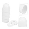 DOITOOL 4pcs Toilet Bolt Caps Sturdy with Washers for Easy