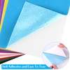 CHRORINE 10 Pcs Felt Fabric Sheets Self Adhesive Felt Sheets