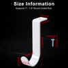 OwnMy 2PCS Closet Rod Brackets Heavy Duty 1 Inch to