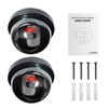 Fake Camera Security Dummy with Red Flashing LED Light -
