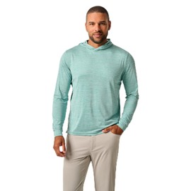 johnnie-O Talon Featherweight Performance Hoodie Green Grass/M