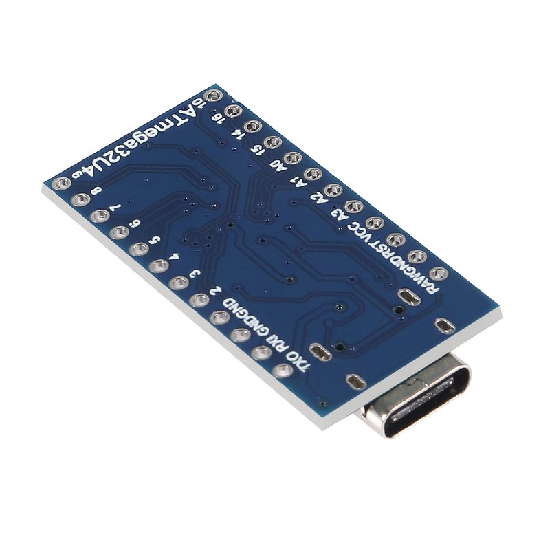 AITRIP 4pcs Pro Micro ATmega32U4 5V 16MHz Type-C Development Module
