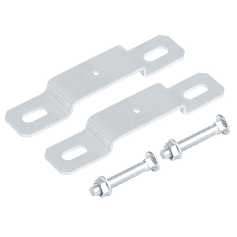 GBGS 6 Pcs Square Tube Fence Line Rail Bracket,2-1/2" x