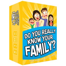 Do You Really Know Your Family Un divertido juego familiar lleno de iniciadores de conversacin y desafos, ideal para nios, adolescentes y adultos     