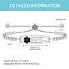 Yongxu Adjustable Health Alert Bracelet Cubic Zirconia Emergency Medical Alert