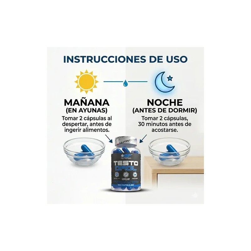 Testo Drol Precursor Testosterona Hombre Energía