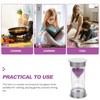 2pcs 20 Timer Sandglass Sand Clock 20 Minutes Hourglass Purple