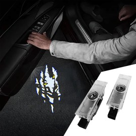 MXGAIC 2Pcs Car Door Lights Compatible with Challenger 2015-Present. Personality Pattern LED Projector Courtesy Welcome Lights for SRT SXT GT RT (Picture 1)