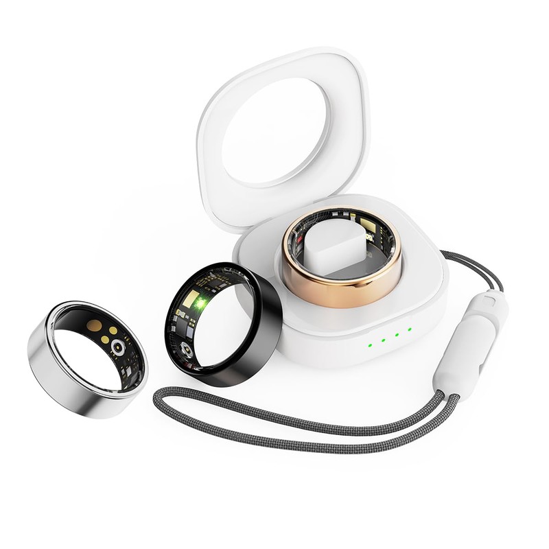 Smart Ring Health Tracker for Women Men, Fitness Ring with