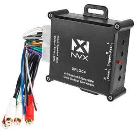 NVX XPLOC4 4-Channel 600W Adjustable Line Output Converter with Remote Turn On