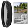 FOTGA 58mm Adjustable Optical Infrared Lens Filter 530-750nm for DSLR