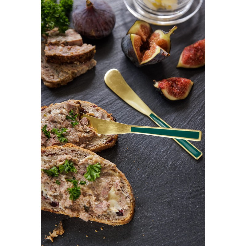 Artesà Butter Spreaders Butter Shaker, Stainless Steel, Gold