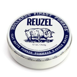 Reuzel Pomada de arcilla mate - Frmula concentrada de cera para hombre, fijacin natural y orgnica - Producto vegano que da volumen y define sencillo  