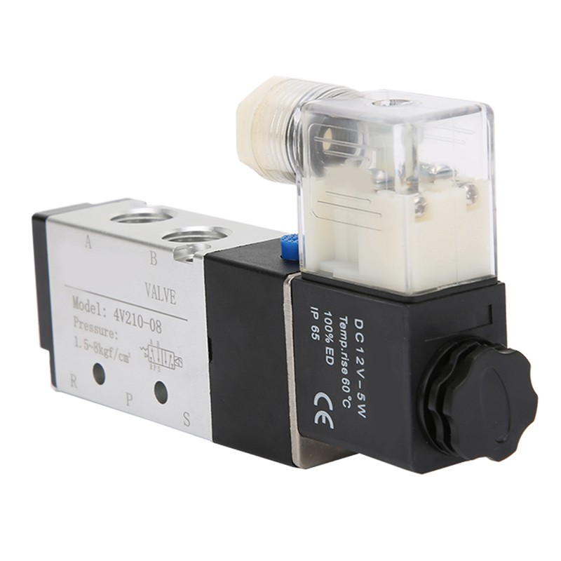 4V210-08 Solenoid Air Valve 2 Position 5 Port Pneumatic Control