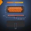 Nilight 5.5 Inch Aluminum Housing Tail Light 2 PCS 24