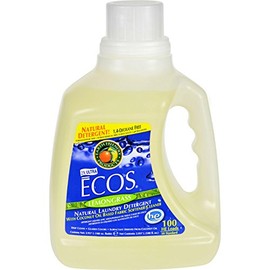 Earth Friendly Ecos Ultra 2x All Natural Laundry Detergent - Lemongrass - Case Of 4 - 100 Fl Oz 100 FZ